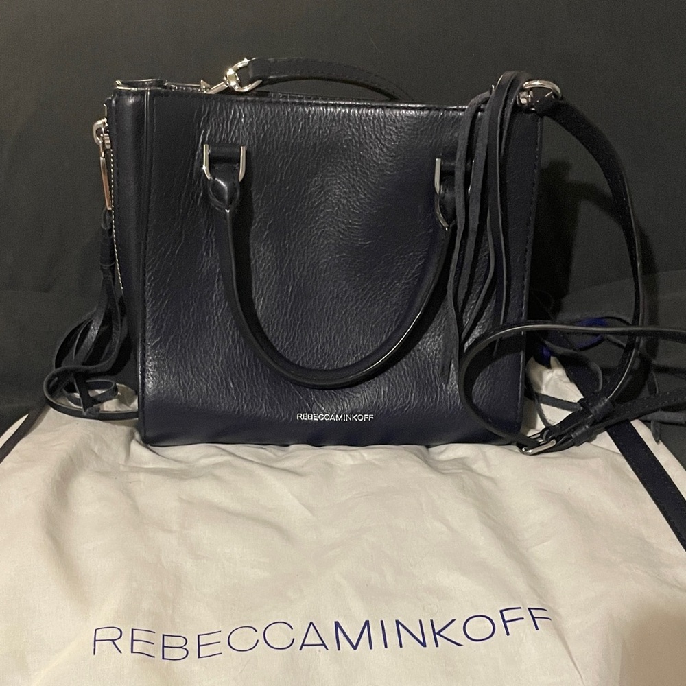Rebecca Minkoff Dark Plum Leather Satchel